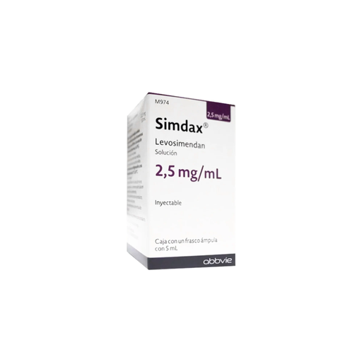 SIMDAX 2.5 mg/ ml 1 Frasco Ámpula