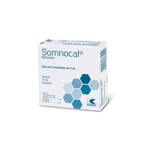 SOMNOCAL 15 mg/ 3 ml 5 Ampolleta