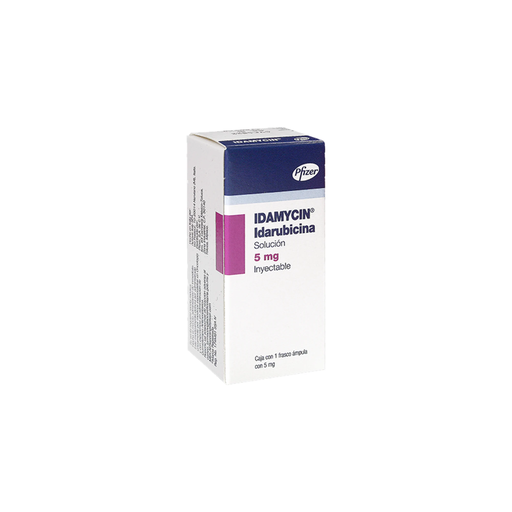 IDAMYCIN 5 mg 1 Frasco Ámpula