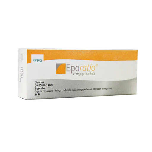 EPORATIO 20000 UI/ 1 ml 1 Jeringa prellenada