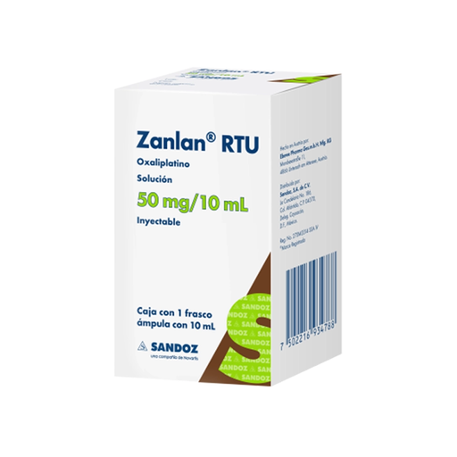 ZANLAN 50 mg/ 10 ml 1 Frasco Ámpula