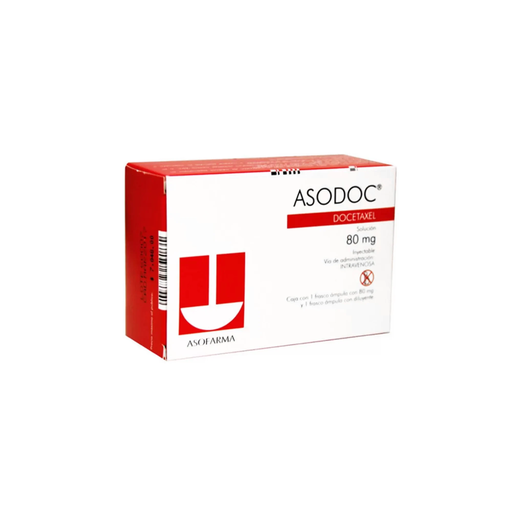 ASODOC 80 mg 1 Frasco Ámpula