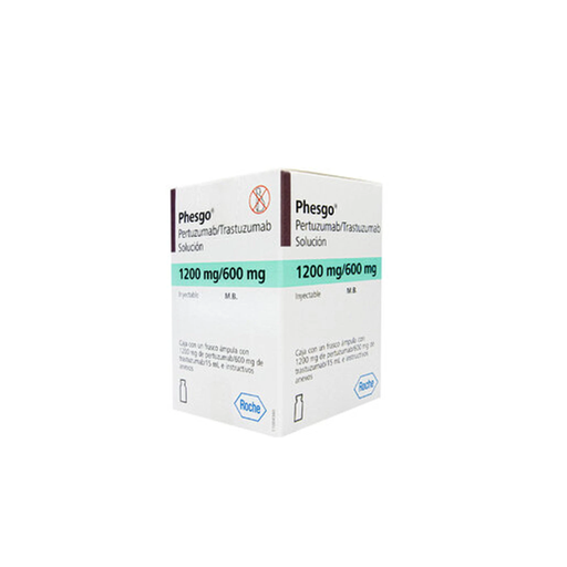 PHESGO 1200 mg/ 600 mg/ 15 ml 1 Frasco Ámpula