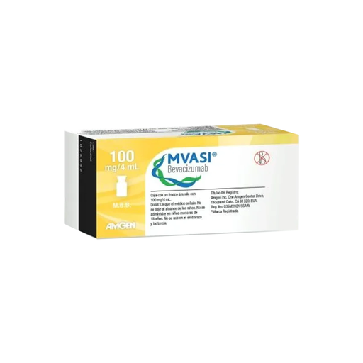 MVASI 100 mg/4 ml 1 Frasco Ámpula