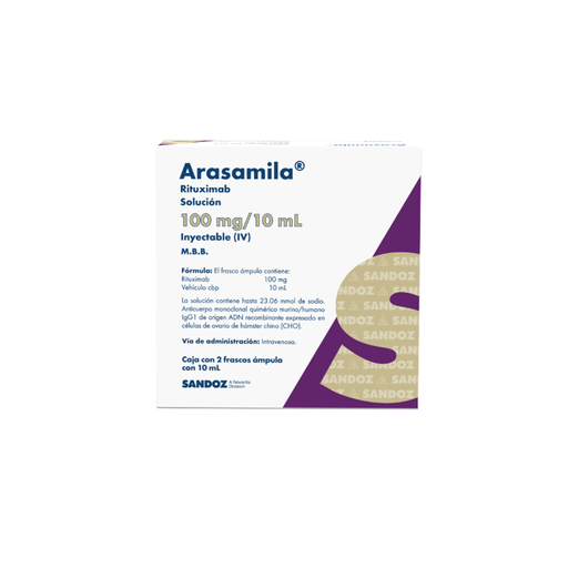 ARASAMILA 100 mg/ 10 ml 2 Frasco Ámpula