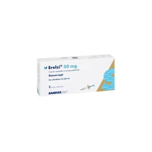 ERELZI 50 mg 2 Jeringa prellenada
