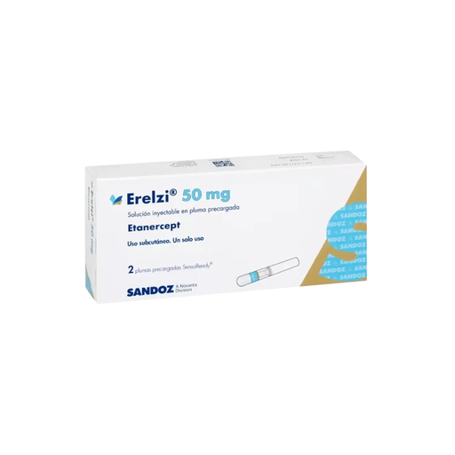 ERELZI 50 mg 2 Pluma Precargada