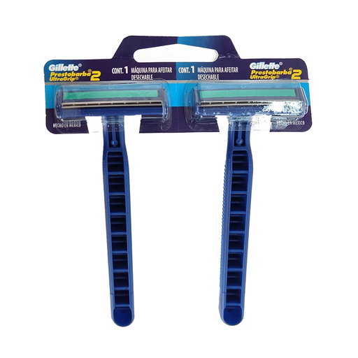 MAQ GILLETTE PRESTOBARBA ULTRAGRIP 2 PIEZAS - 2 Piezas