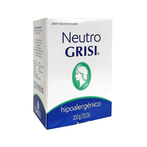 JABON GRISI NEUTRO 200 GR - 1 Pieza