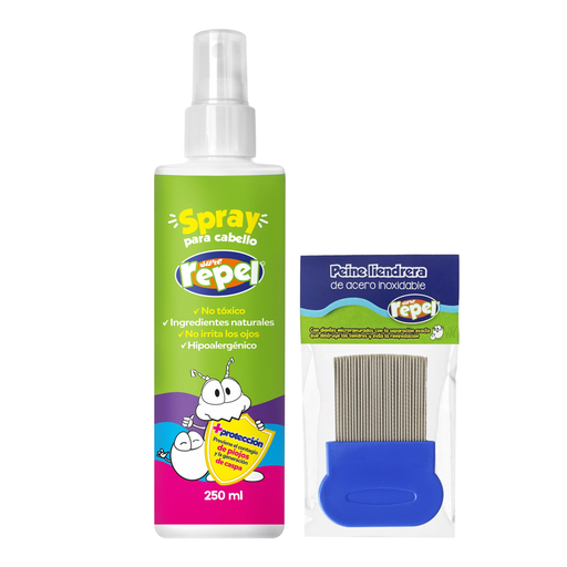 SPRAY SURE REPEL INF + 1 PEINE - 1 Kit