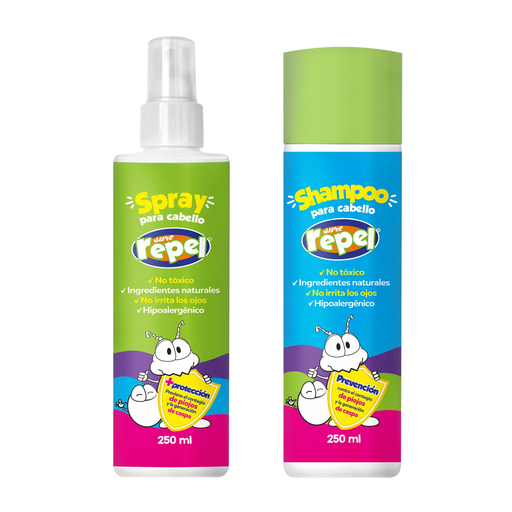 KIT SURE REPEL 1 SHAMPO + 1 SPRAY - 1 Kit