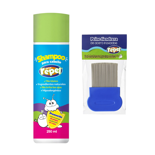 KIT SURE REPEL 1 SHAMPOO + 1 PEINE - 1 Kit