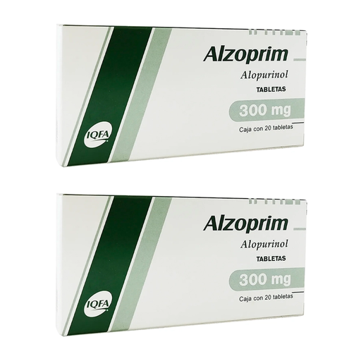 ALZOPRIM 300 MG DOS CAJAS CON 20 TBS C/U 300 mg 40 Tableta(s)