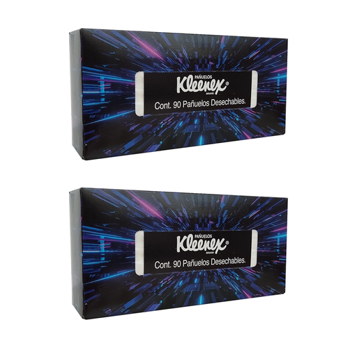 KLEENEX DOS CAJAS CON 90 PZS C/U - 2 Cajas