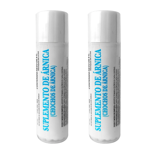 CHOCHOS DE ARNICA DOS PZS CON 8 GR C/U 8 g 16 Gramos