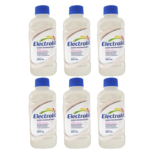 ELECTROLIT HORCHATA SEIS PZS CON 625 ML C/U - 6 Piezas