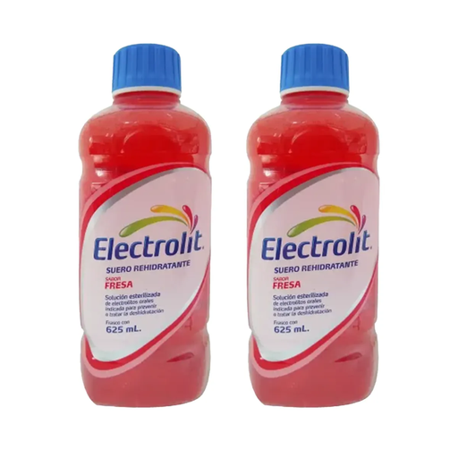 ELECTROLIT DX-5 FRESA SEIS PZS CON 625 ML C/U - 6 Piezas