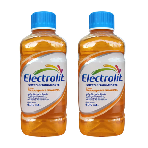 ELECTROLIT NARANJA-MANDARINA SEIS PZS CON 625 ML C/U - 6 Piezas