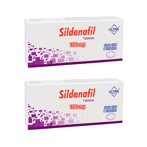 SILDENAFIL 100 MG DOS CAJAS CON UNA TAB C/U 100 mg 2 Cajas