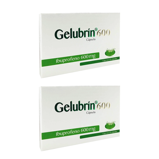 GELUBRIN 600 MG DOS CAJAS CON 10 TABS C/U 600 mg 20 Tableta(s)