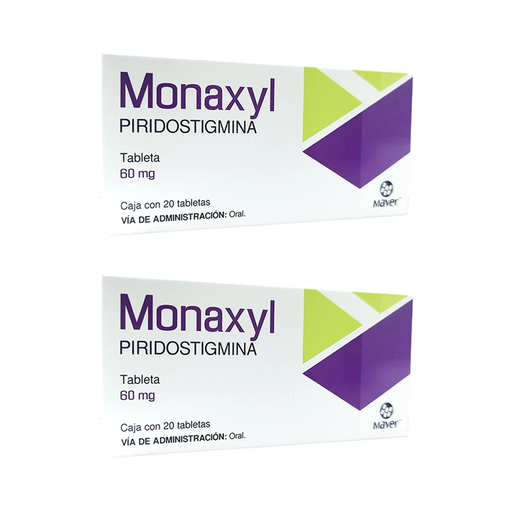 MONAXYL 60 MG DOS CAJAS CON 20 TABS C/U 60 mg 40 Tableta(s)