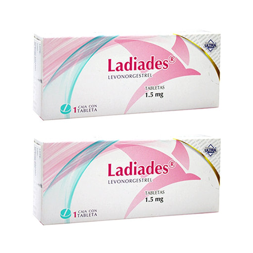 LADIADES 1.5 MG DOS CAJAS CON UNA TAB C/U 1.5 mg 2 Tableta(s)