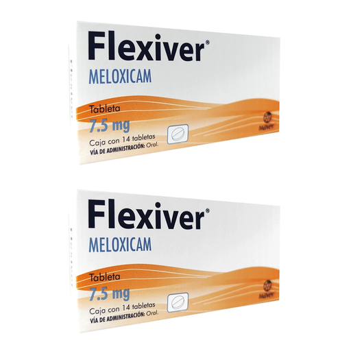 FLEXIVER 7.5 MG DOS CAJAS CON 14 TABS C/U 7.5 mg 28 Tableta(s)