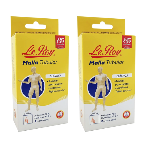 MALLA TUBULAR LE ROY CALIBRE 4 DOS PZS CON 2M C/U - 2 Piezas