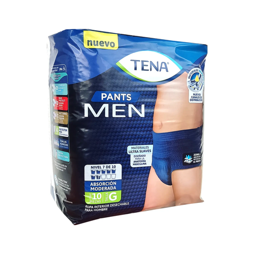 TENA PANTS MEN GRANDE 10 Piezas