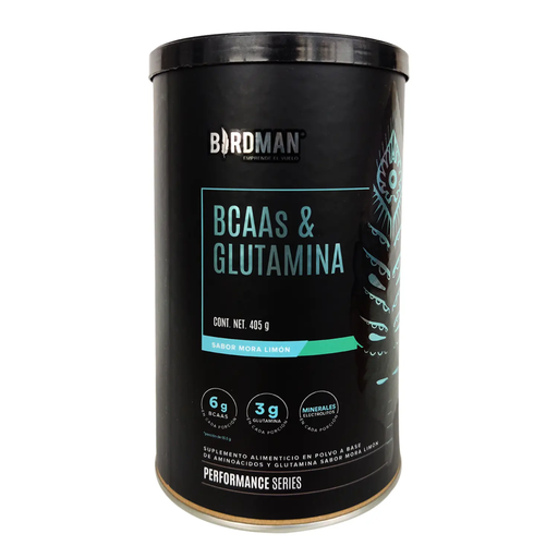 BCAAS Y GLUTAMINA MORA - LIMON 405 g 1 Bote