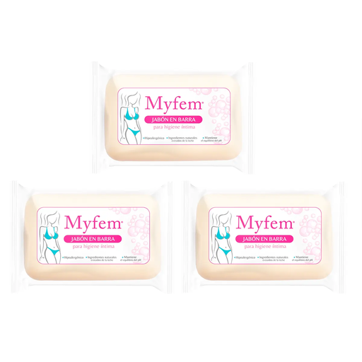 KIT MYFEM 3 JABONES EN BARRA - 1 Kit