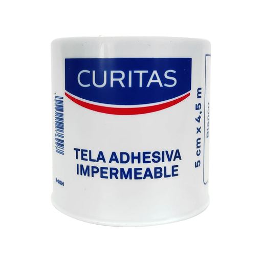 CURITAS TELA ADHESIVA BLANCO 5cm X 4.5m 1 Pieza