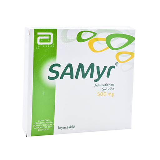 SAMYR 500 mg/5 ml 5 Ampolleta