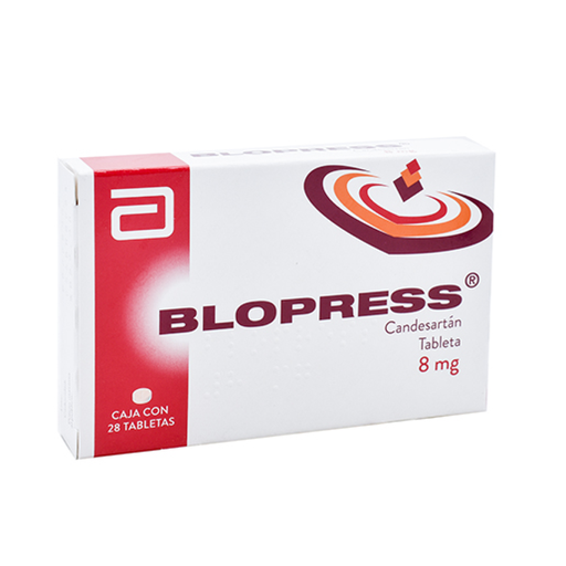 BLOPRESS 8 mg 28 Tableta(s)