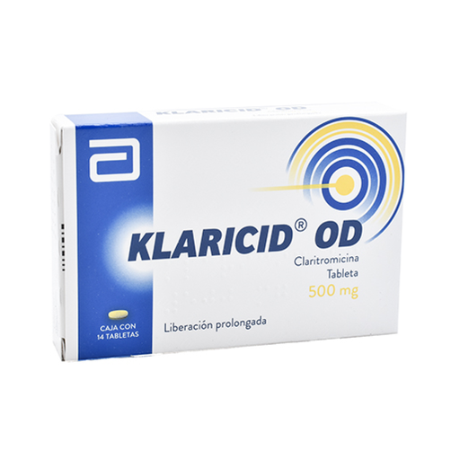 KLARICID OD 500 mg 14 Tableta(s)