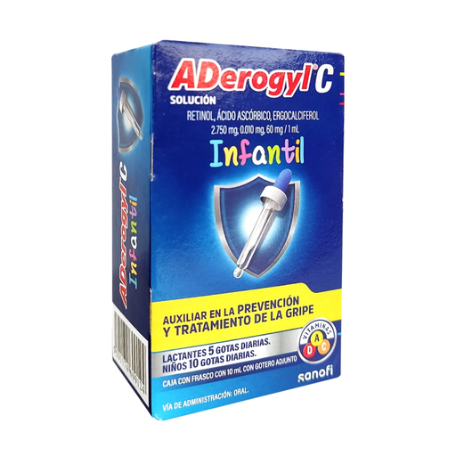 ADEROGYL C 500000 UI/6000 mg/ 40000 UI 10 Mililitro