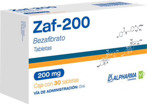 ZAF-200 200 mg 30 Tableta(s)