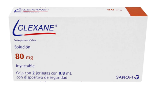 CLEXANE 80 mg 2 Jeringa