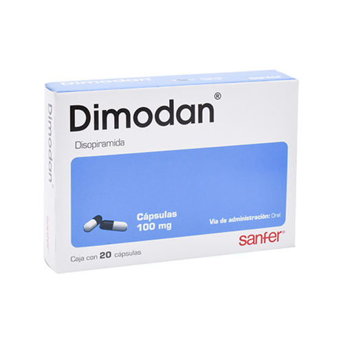 DIMODAN 100 mg 20 Cápsula(s)
