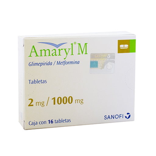 AMARYL M 2/1000 mg 16 Tableta(s)