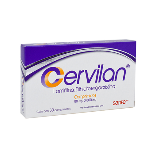 CERVILAN 80/0.800 mg 30 Comprimido(s)