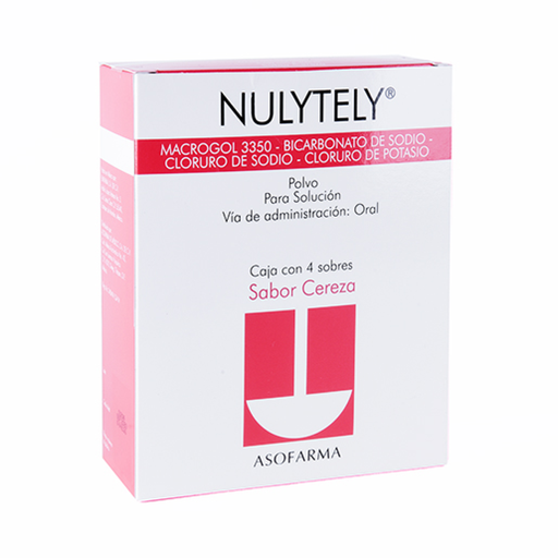 NULYTELY CEREZA POLIETILENGLICOL 110.1 g 4 Sobre(s)