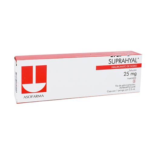 SUPRAHYAL 25 mg 2.5 Mililitro