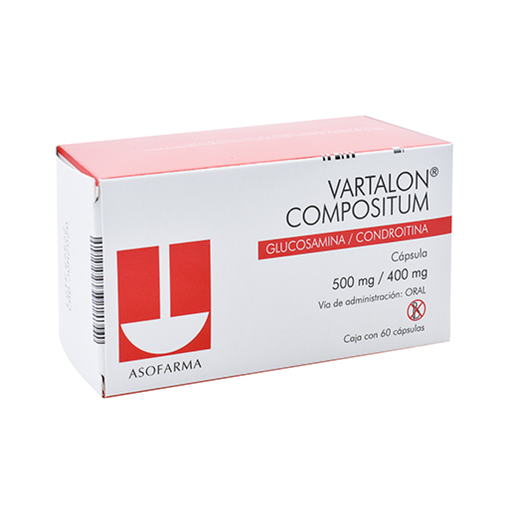 VARTALON COMPOSITUM 500/400 mg 60 Cápsula(s)