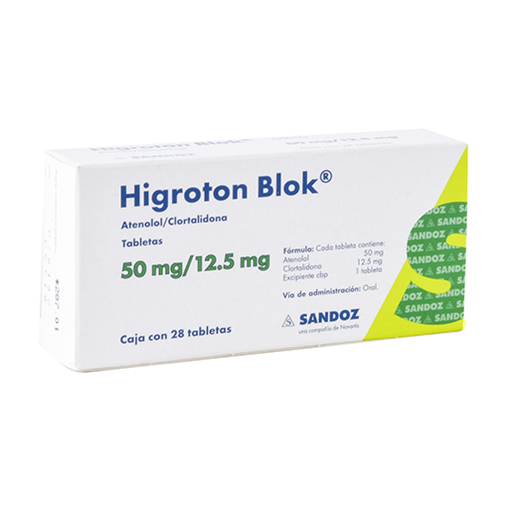 HIGROTON BLOK 50/12.5 mg 28 Tableta(s)