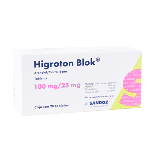 HIGROTON BLOK 100/25 mg 28 Tableta(s)