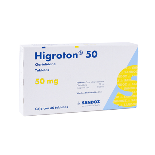 HIGROTON 50 mg 30 Tableta(s)