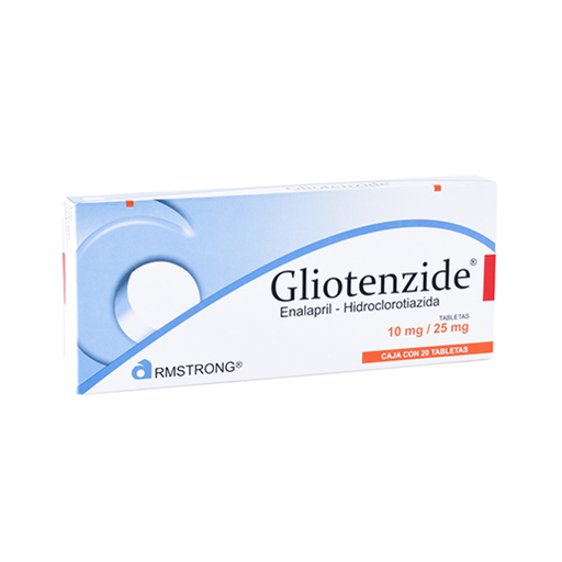 GLIOTENZIDE 10/25 mg 20 Tableta(s)