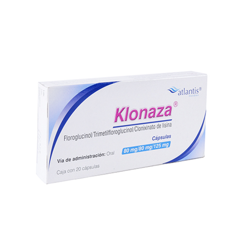 KLONAZA 125/80/80 mg 20 Cápsula(s)