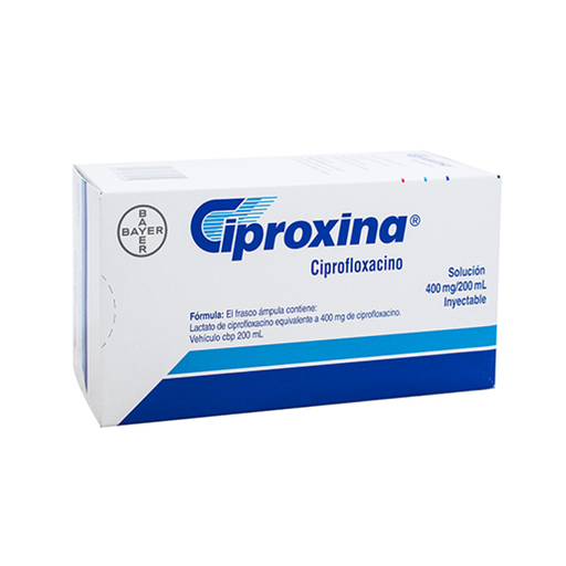 CIPROXINA 400 mg/200 ml 1 Frasco Ámpula